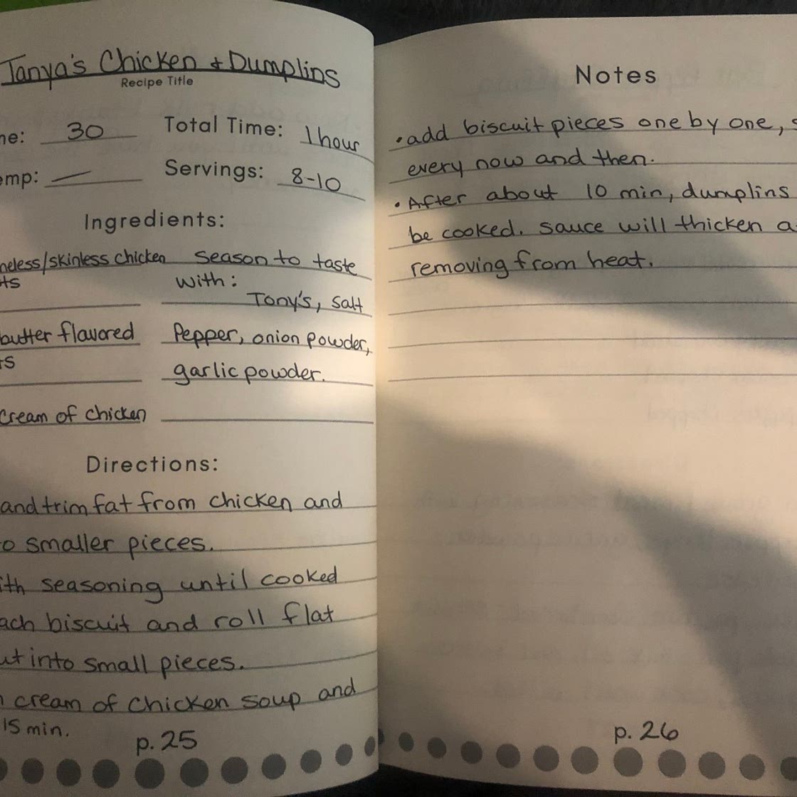 Taylor's chicken and dumplings