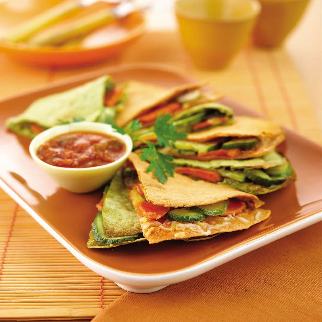 Slim Down Veggie Quesadilas