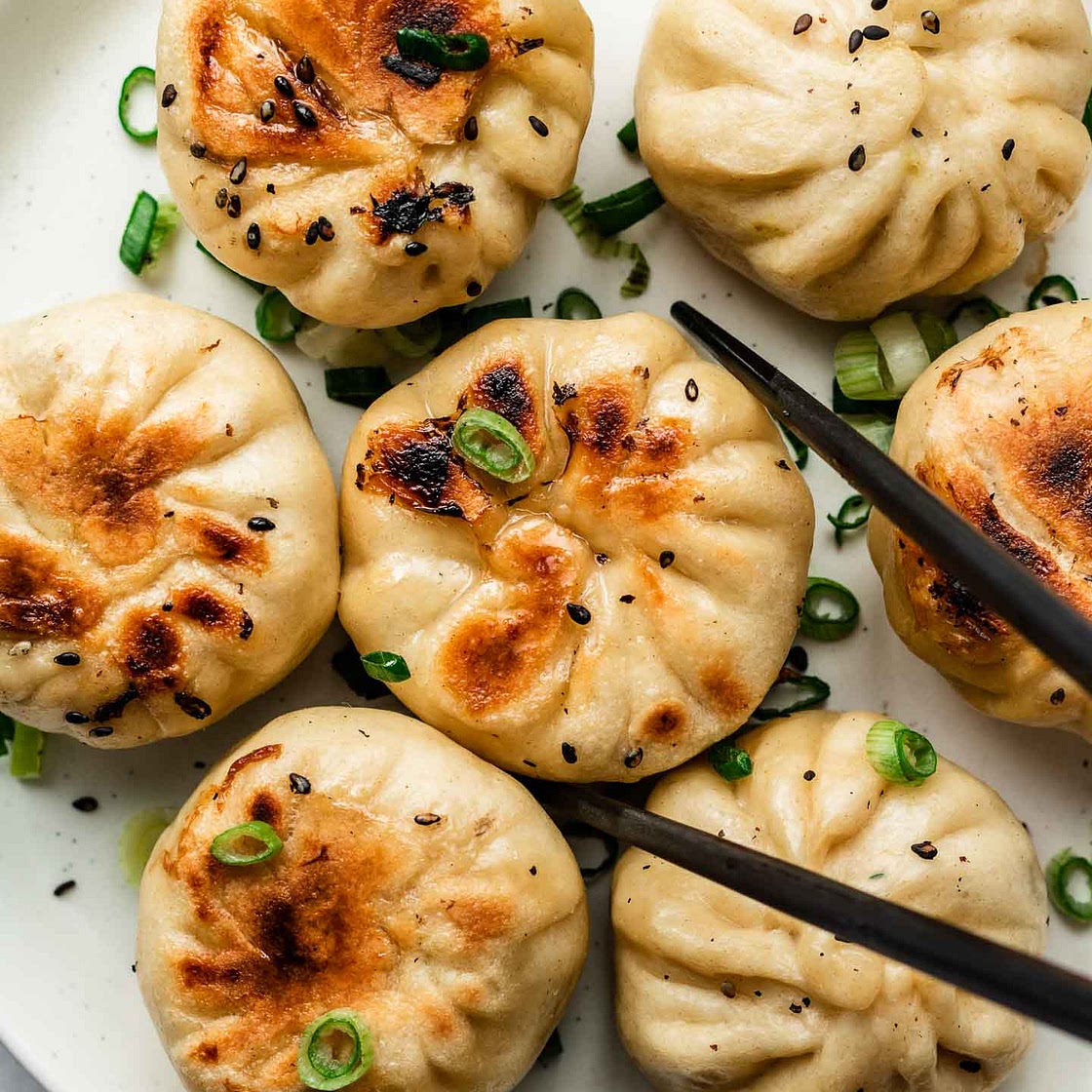 Pan Fried Japanese Curry Buns (Yeast Free)