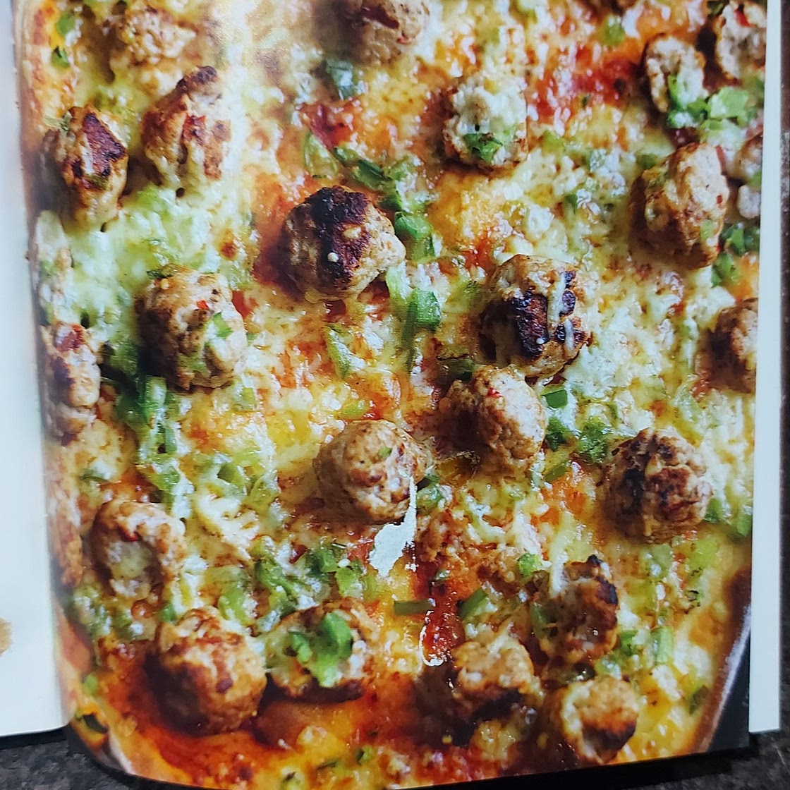 Pork Meatball Pizza