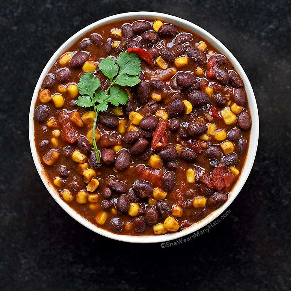 Easy Vegetarian Bean Chili