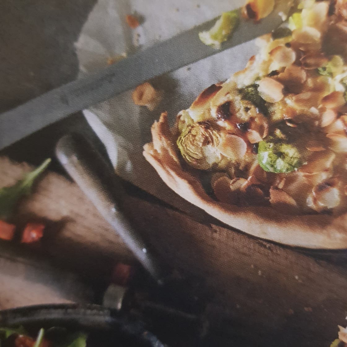 Quiche Spruitjes amandel en brie of geitenkaas