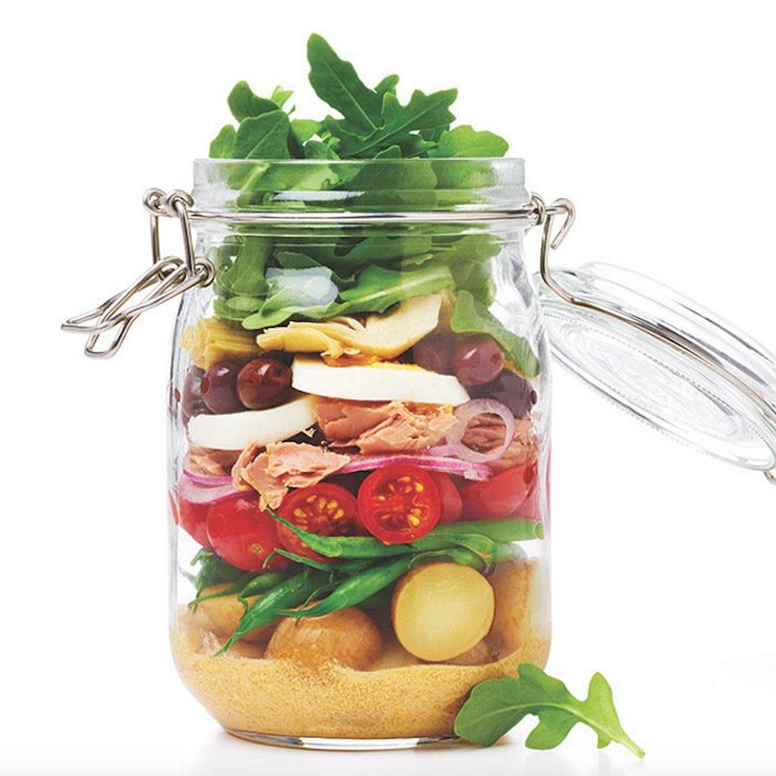 Niçoise-Style Salad in a Jar