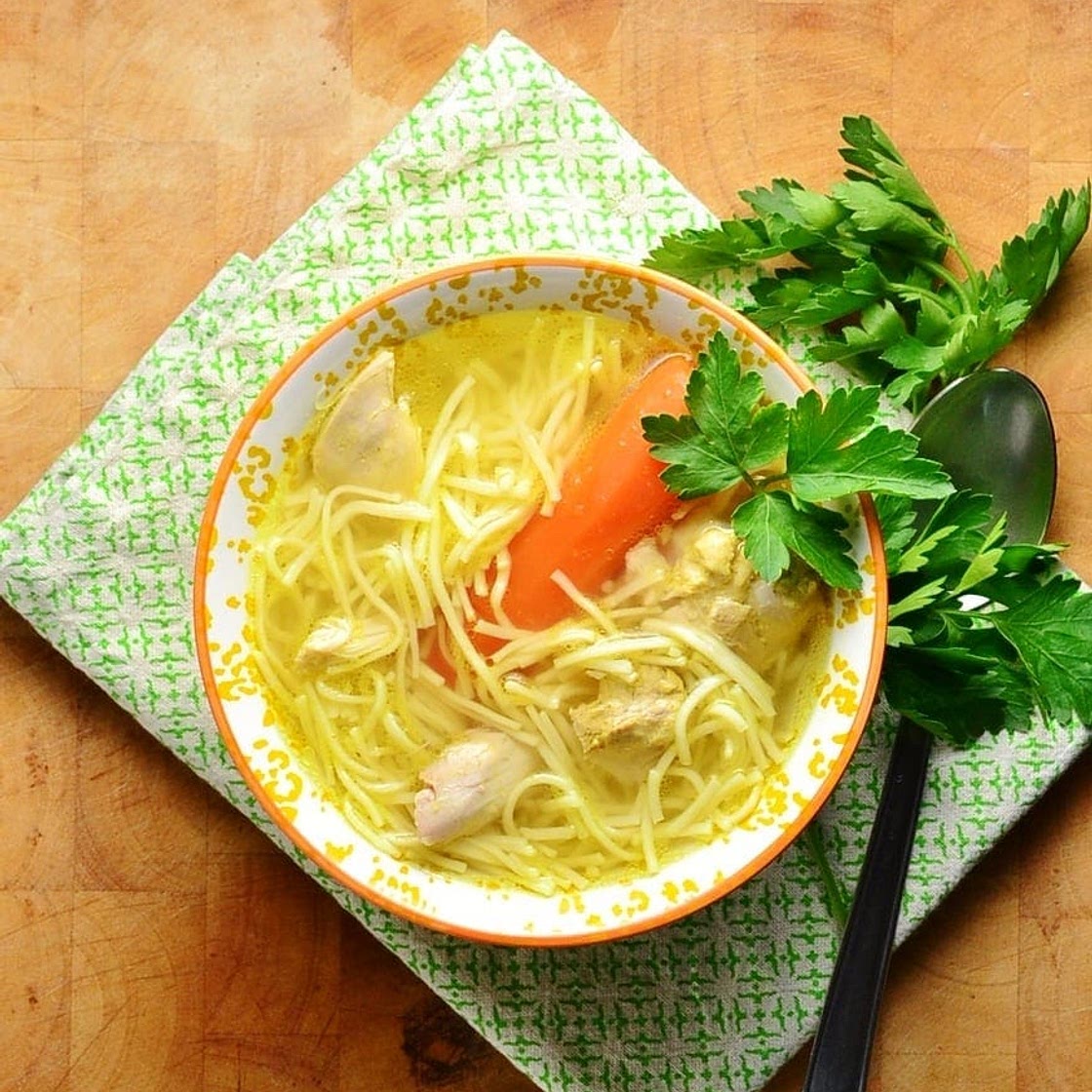 Polish Chicken Noodle Soup (Rosol)