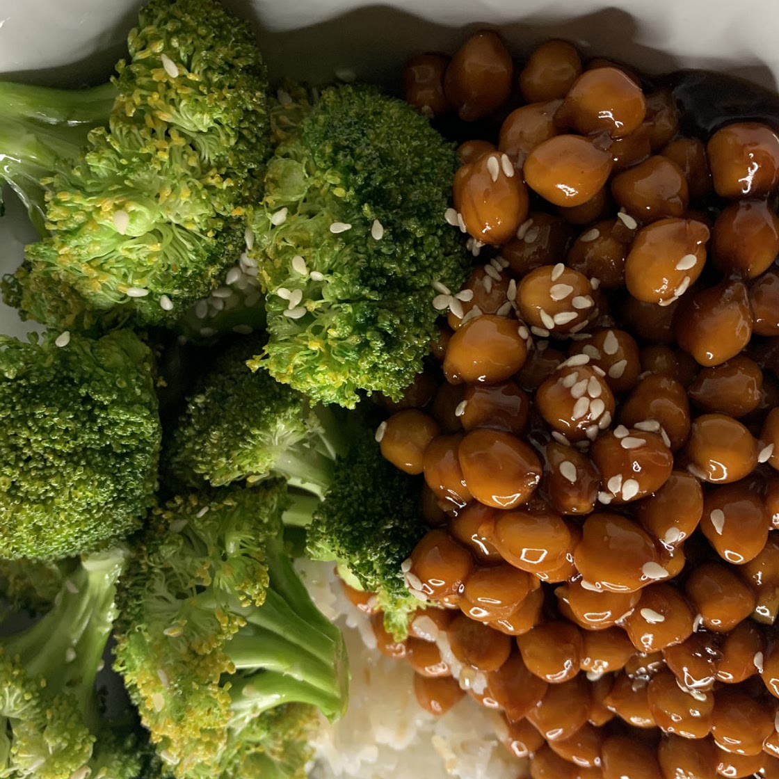 Sticky Sesame Chickpea