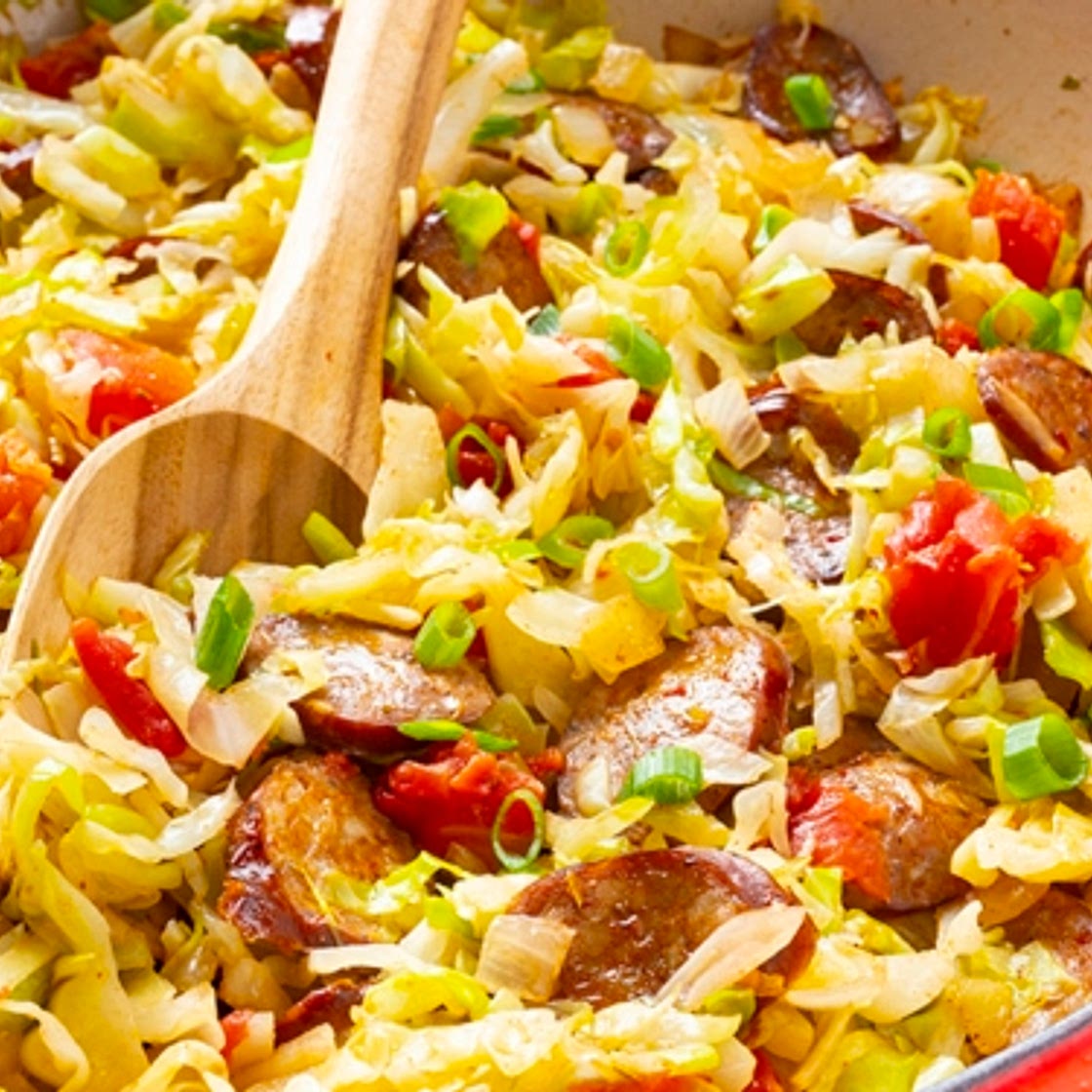 Fried Cabbage And Sausage Recipe