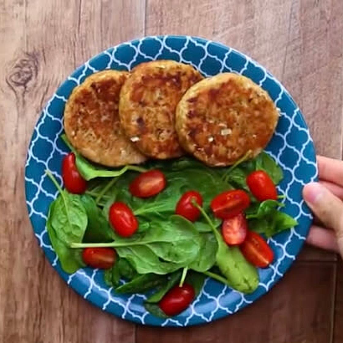 Dinner: tuna patties