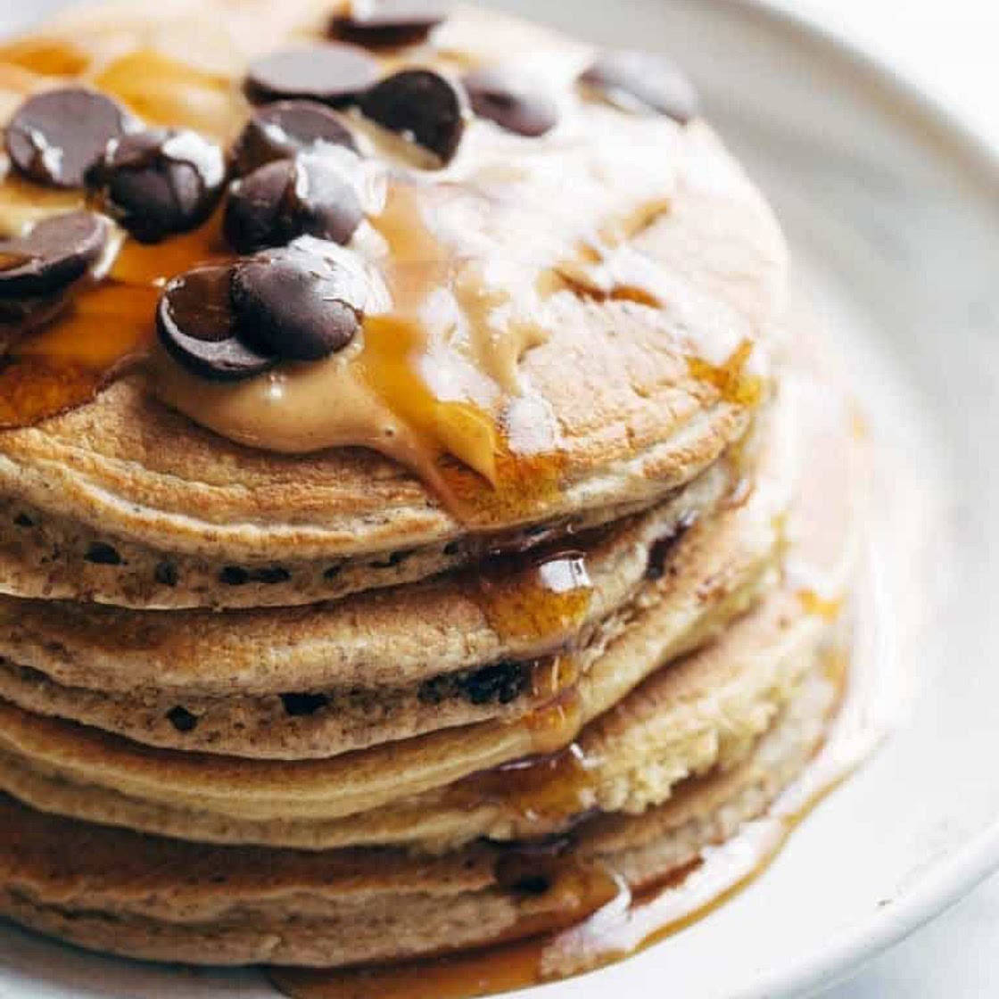 Banana Oat Pancakes 