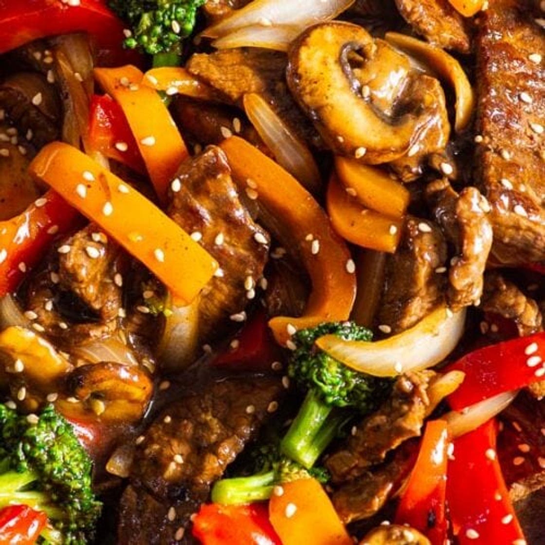 Beef Stir Fry {Healthy 30 Minute Recipe}