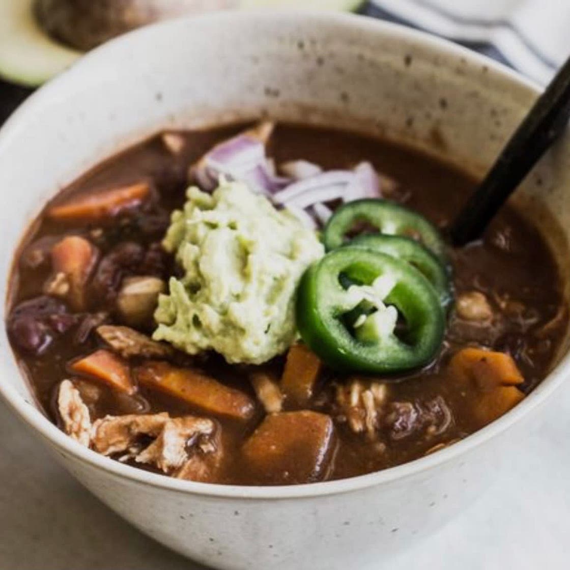 Chicken mole chili