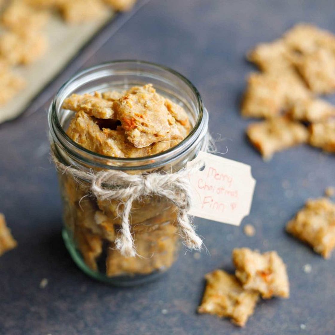 Sweet Potato and Leftover Turkey Homemade Dog Treats