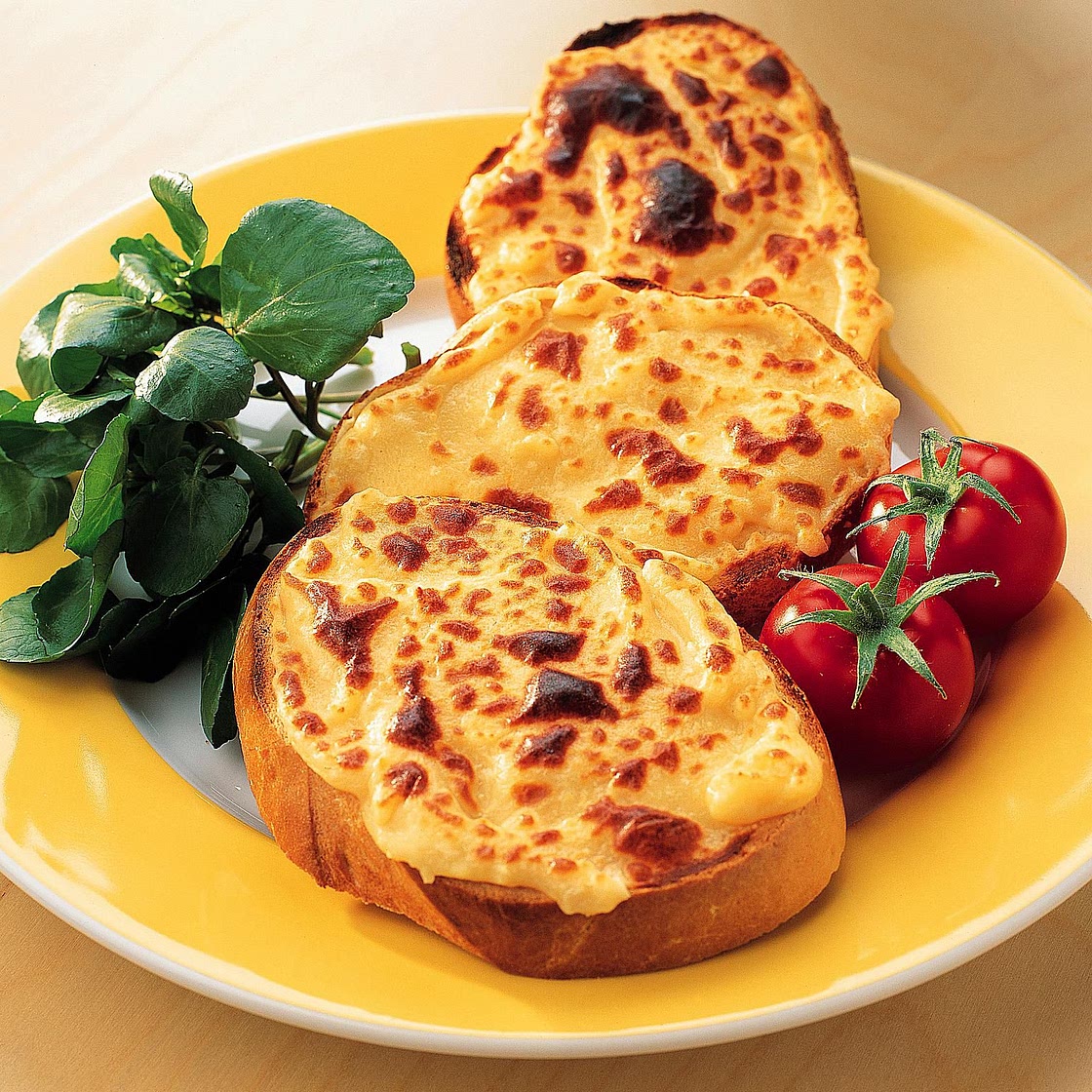 Delicious Welsh Leek and Cheese Rarebit