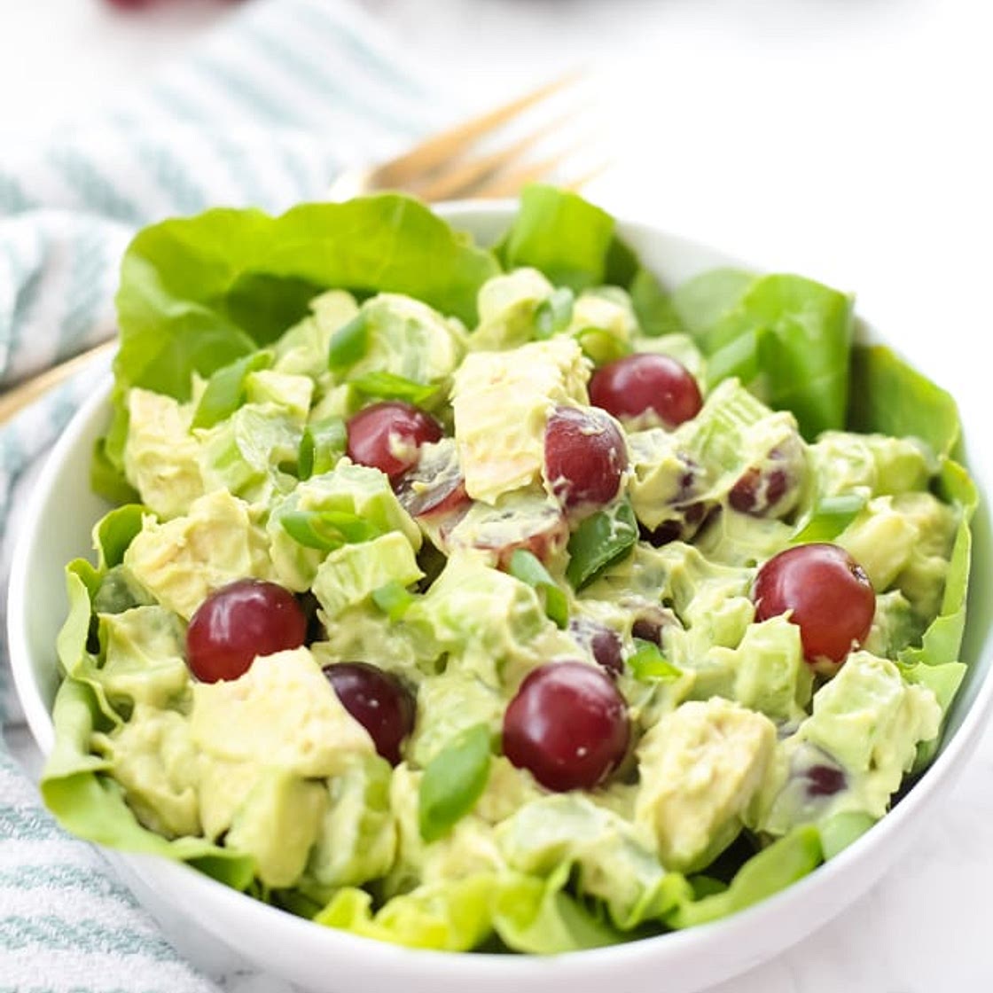 Paleo Avocado Chicken Salad (Whole30, AIP)