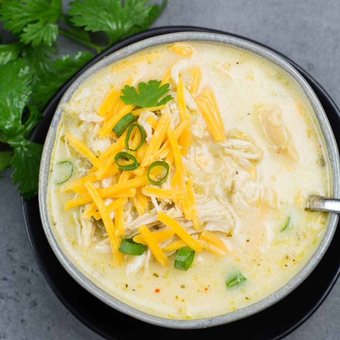 Keto White Chicken Chili
