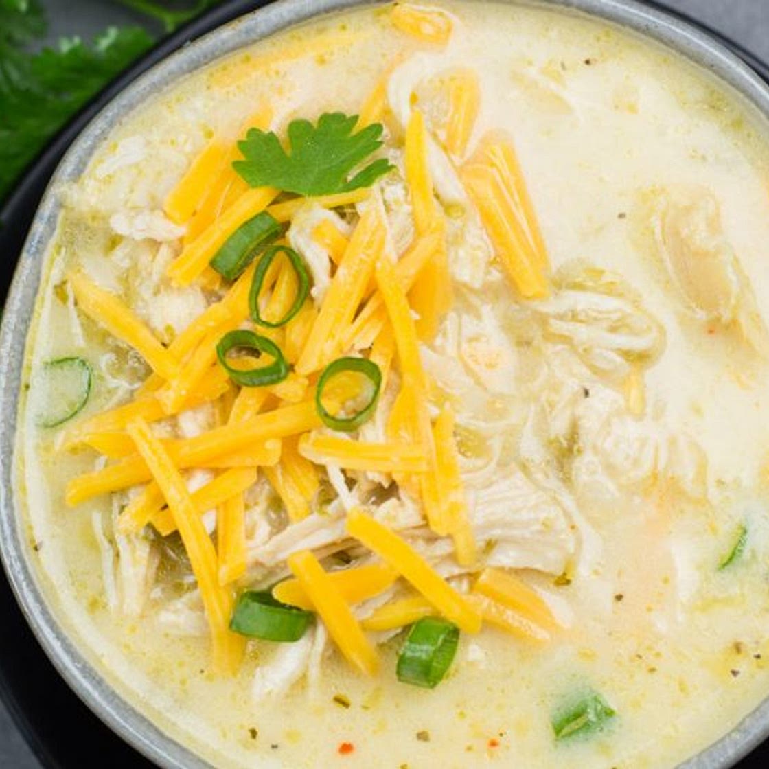 Keto White Chicken Chili