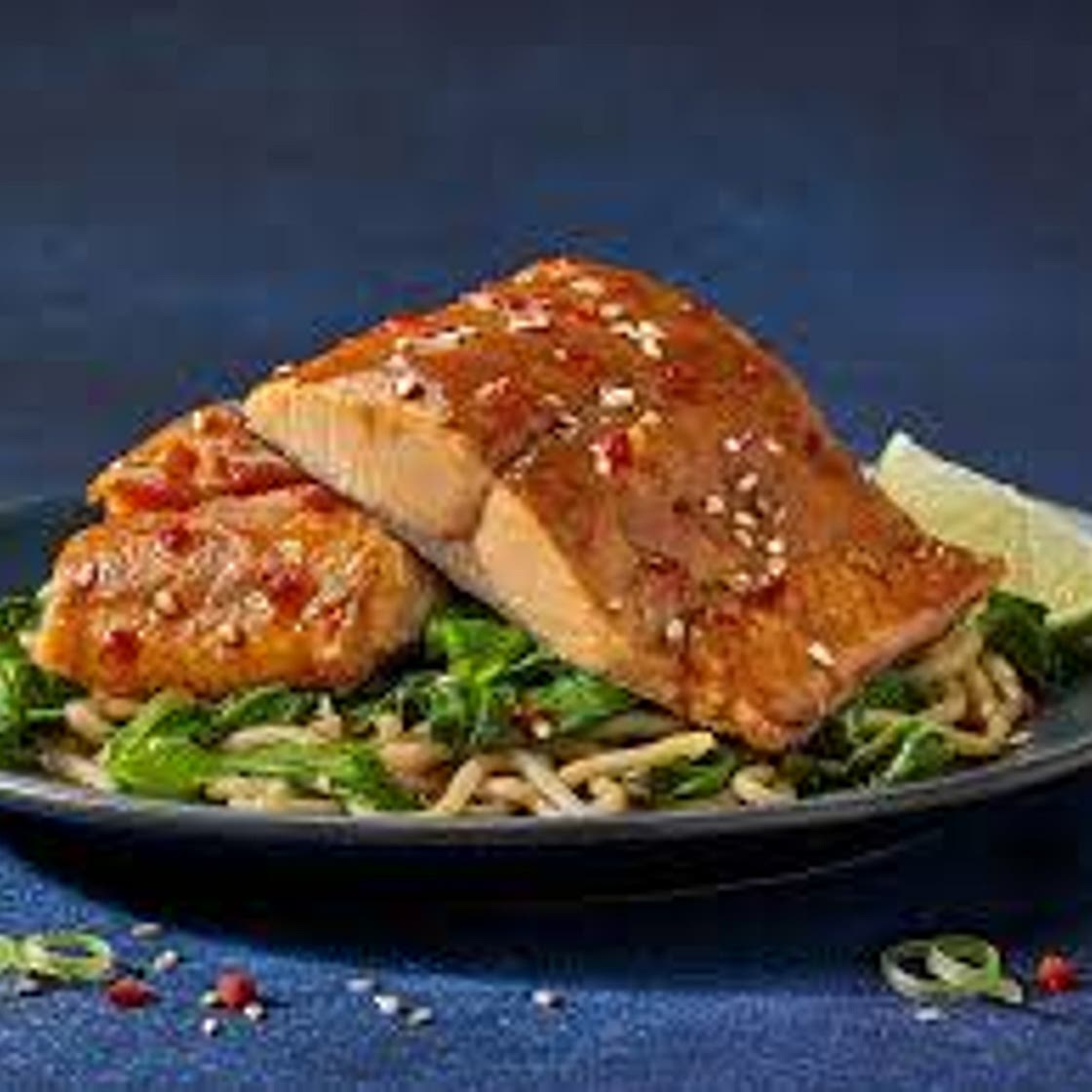 Teriyaki Salmon with Sesame Pak Choi