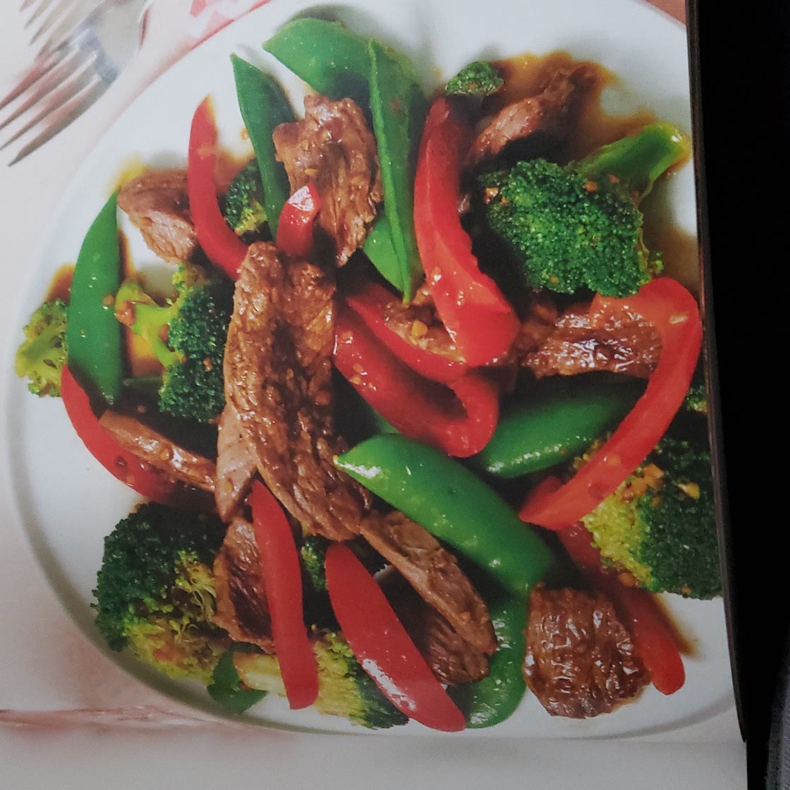 HG STEAK TERIYAKI STIR FRY ..263 CALORIES