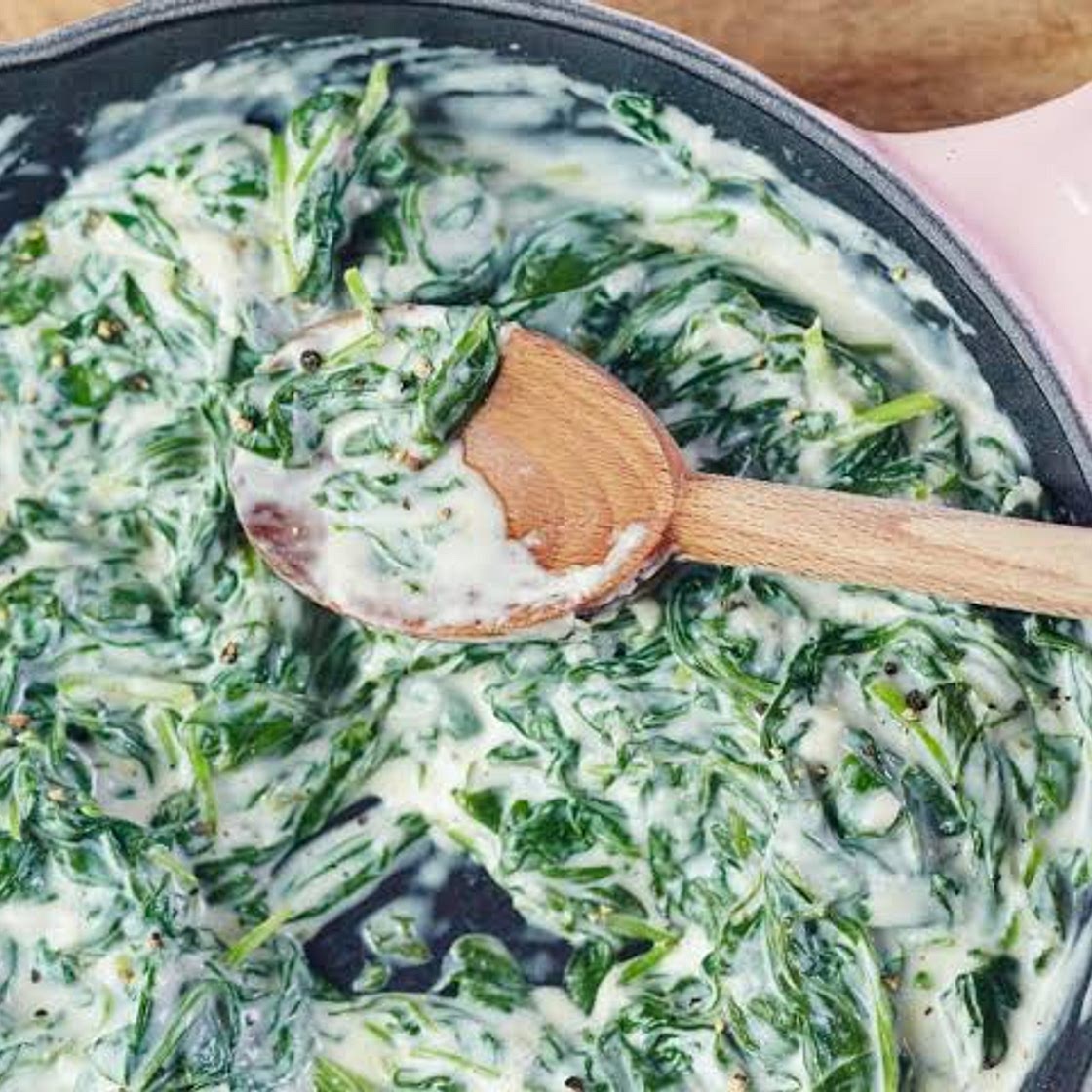 Easy Creamed Spinach No Cream