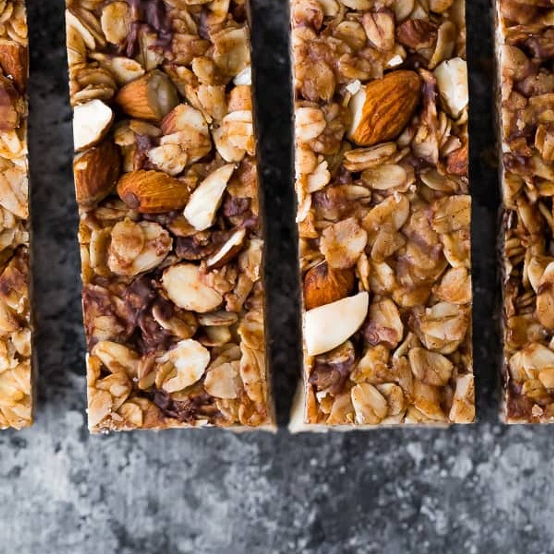 Snickerdoodle Almond Butter Granola Bars