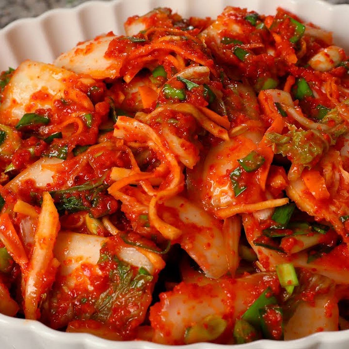 Vegetarian and vegan kimchi (Chaesik-kimchi: 채식김치)