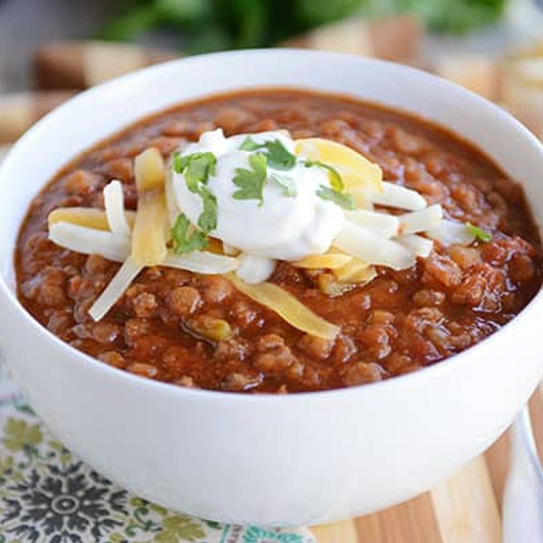 Instant Pot Lentil Chili