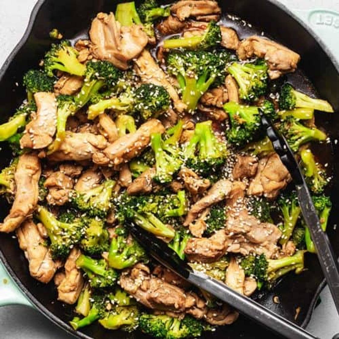 Keto Chicken Broccoli Stir Fry