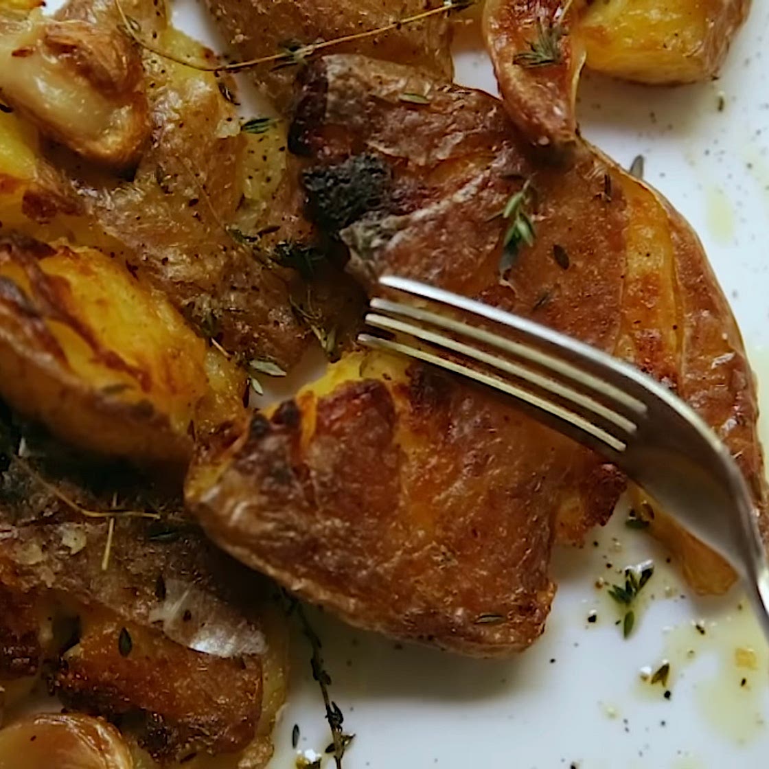 Crispy Smashed Potatoes