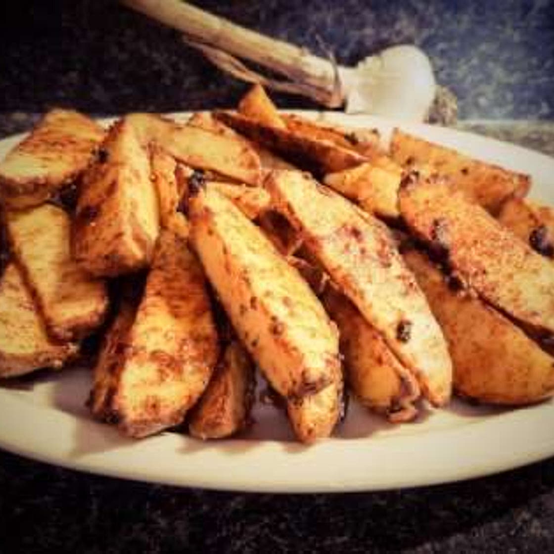 Lemony greek  roasted potatos