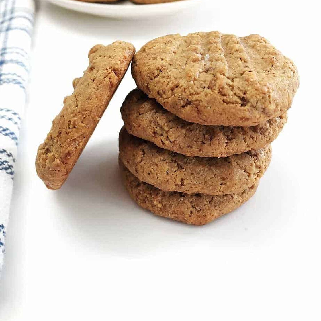 Almond Butter Cookies [V+GF+Oil Free]