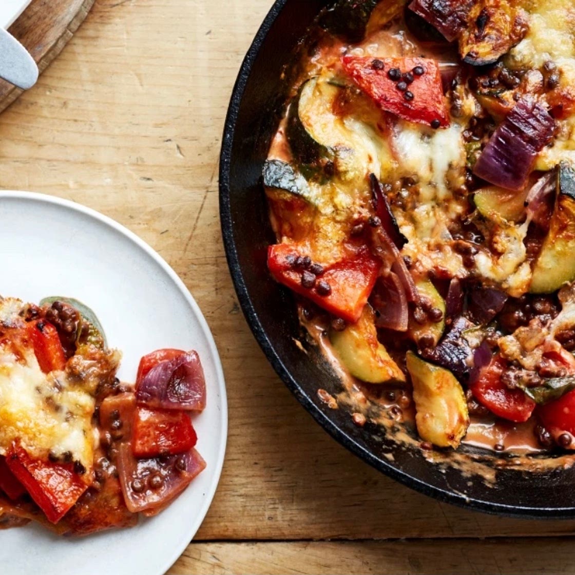 Vegetable and Mozzarella Bake
