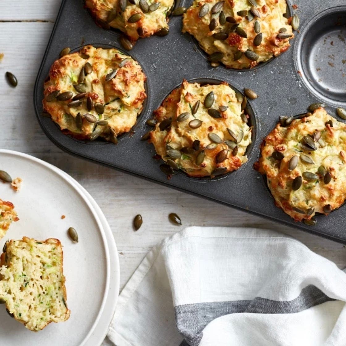 Courgette and Cheese Muffins 