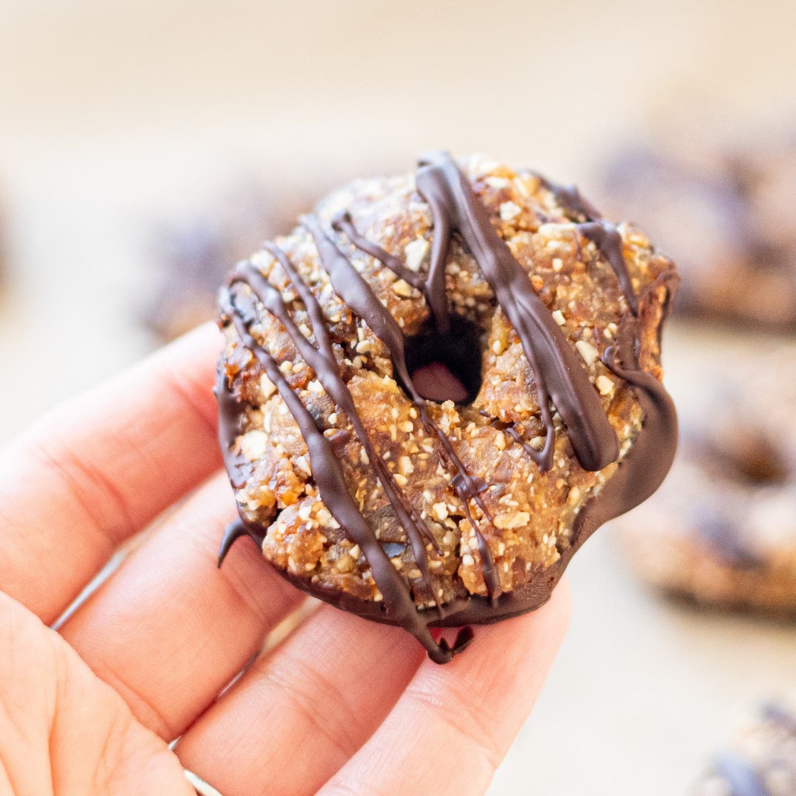 Vegan Copycat Girl Scout Samoas