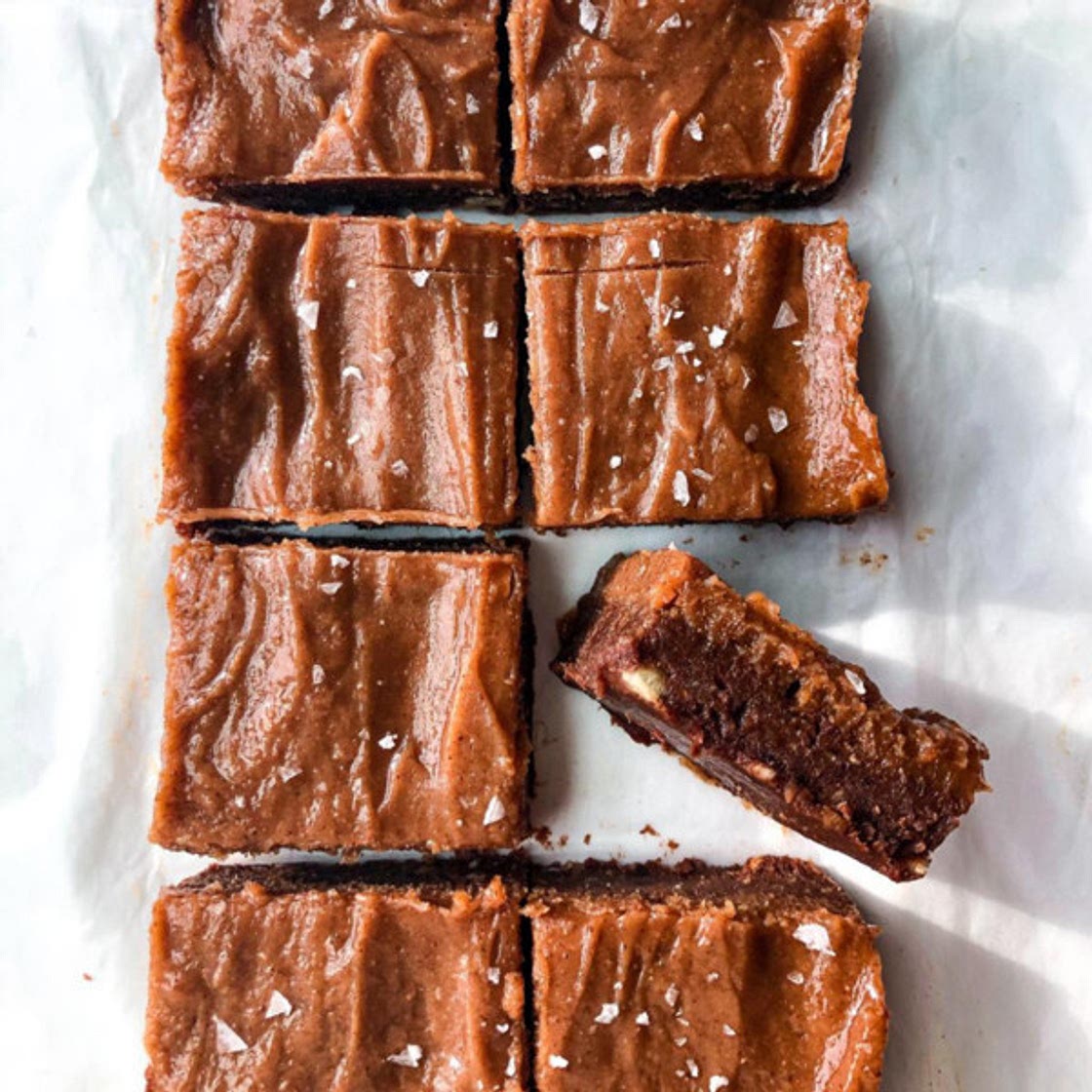 SALTED CARAMEL BROWNIES
