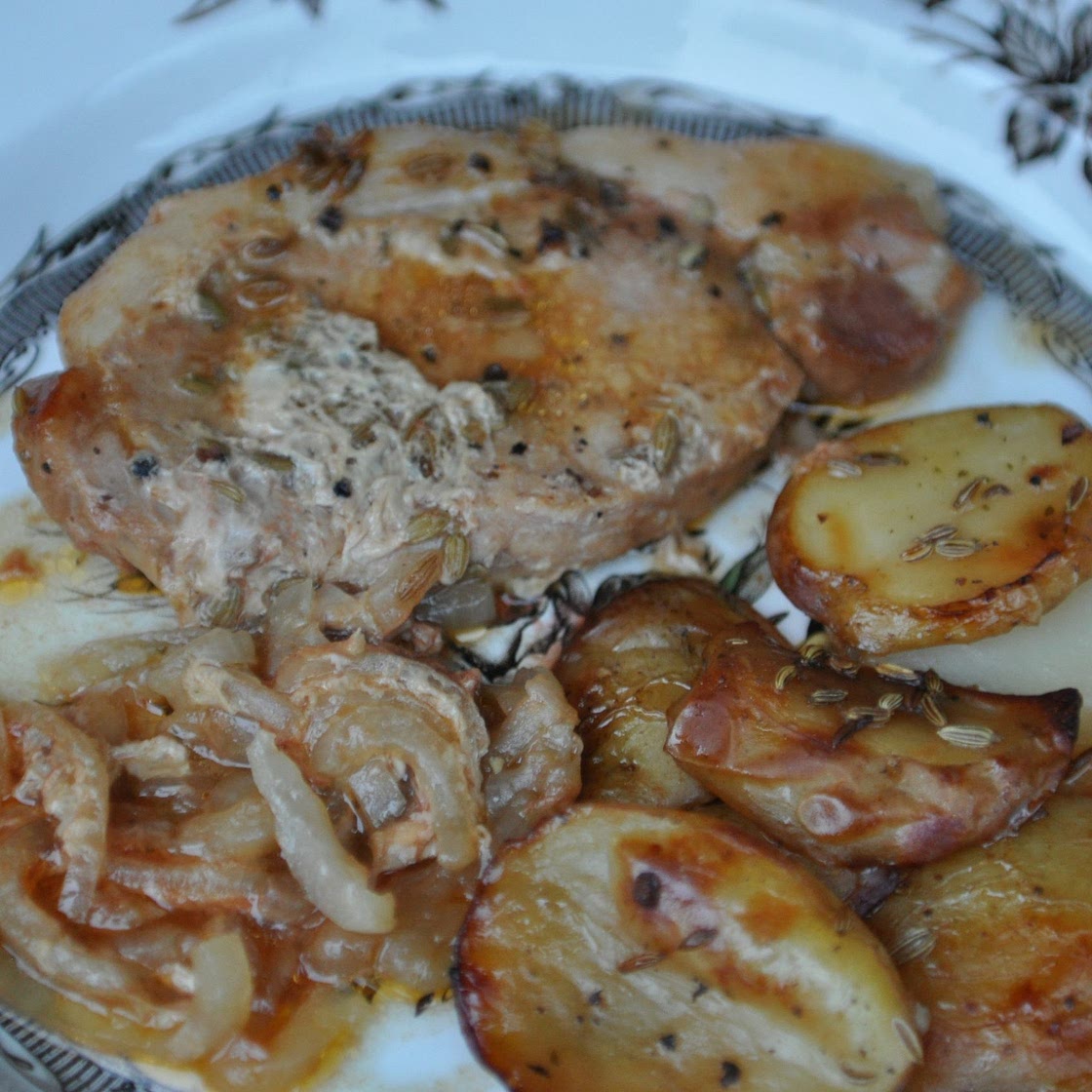 Maltese Pork Chops in the oven (majjal il-forn)
