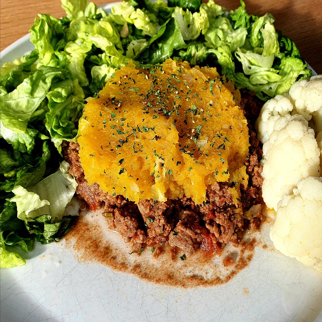 BUTTERNUT SQUASH MEAT PIE
