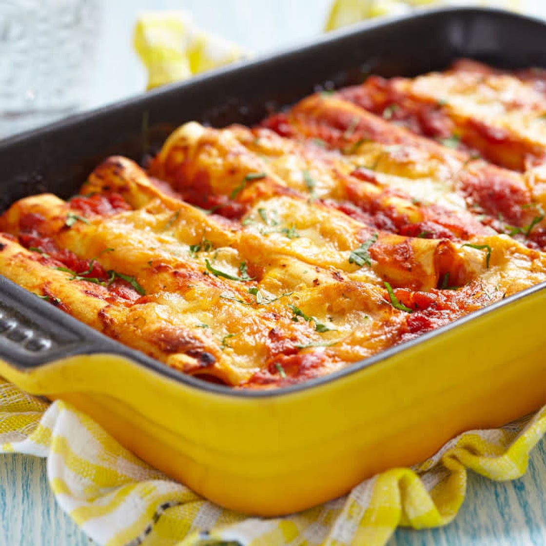 Manicotti à la viande