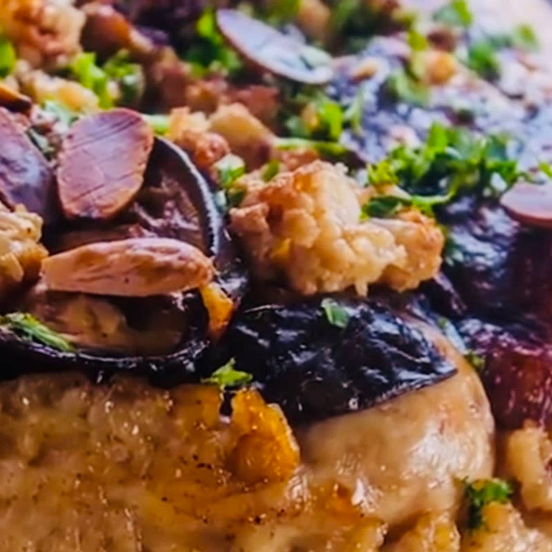 Maqloubet Batinjen / Eggplant Maqloubeh  مقلوبة باتنجان