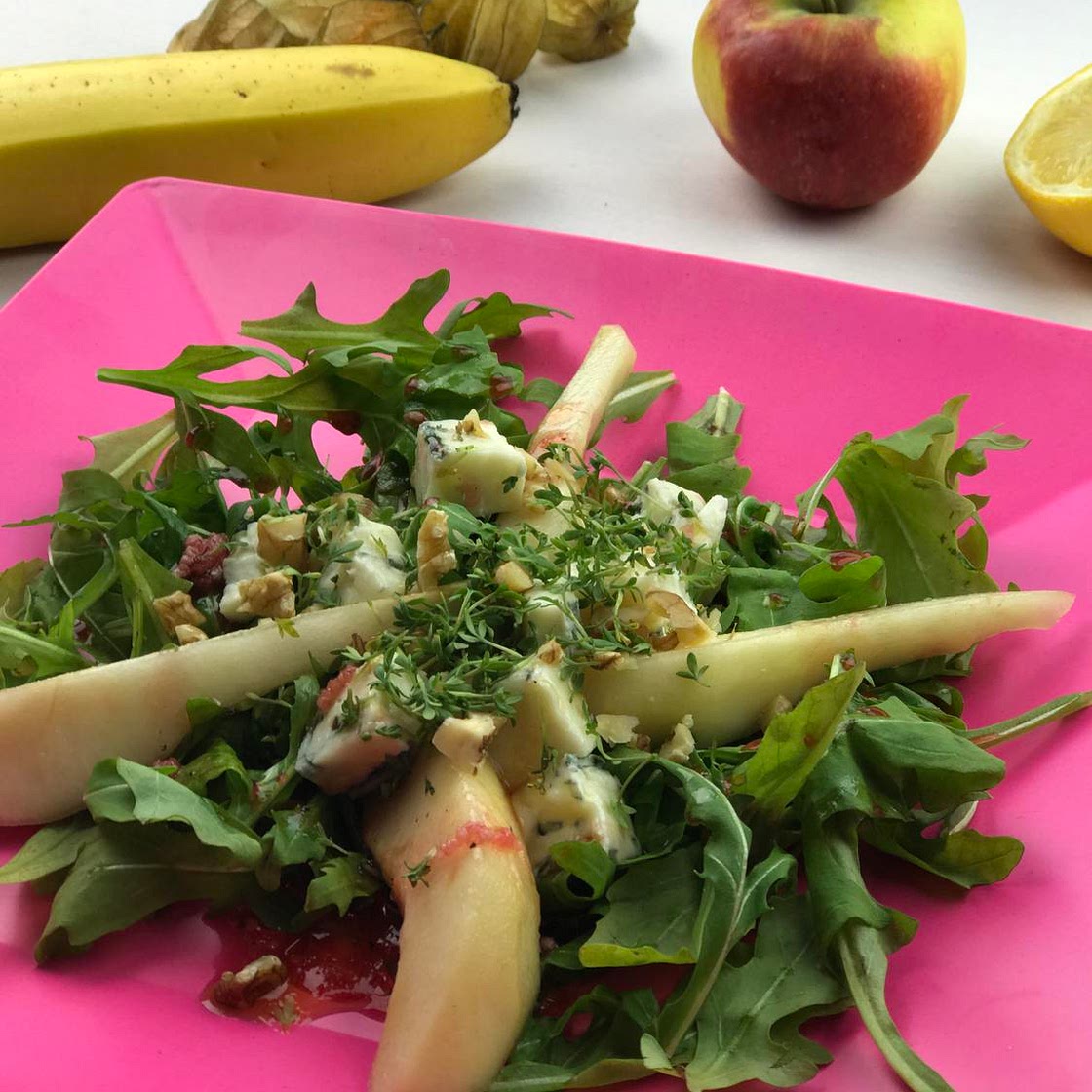 Sommerlicher Gorgonzola Salat