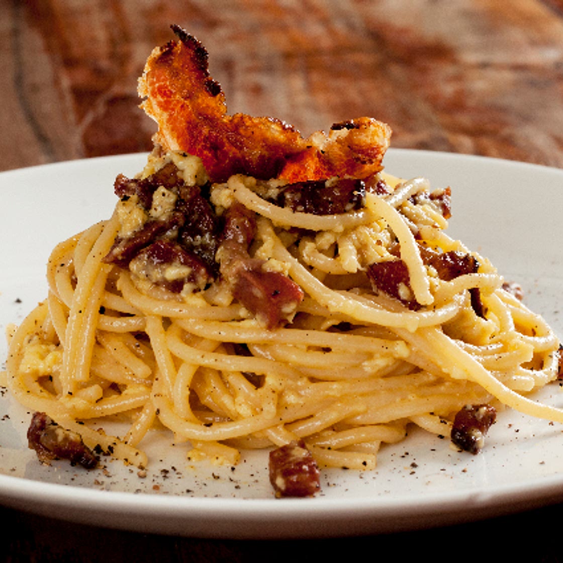 Roman-Style Spaghetti Alla Carbonara