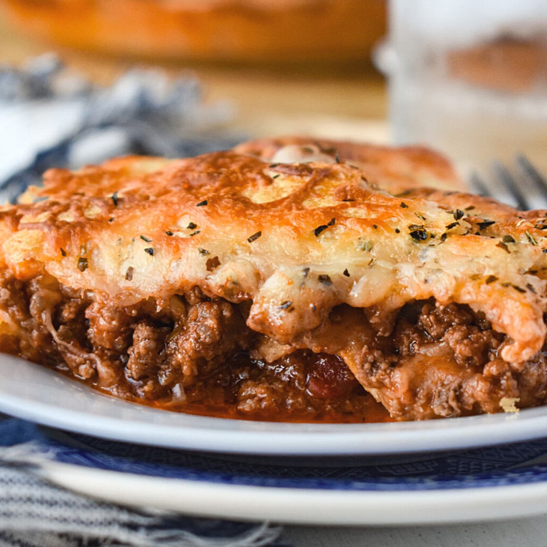 Homemade & Easy Italian Crescent Casserole | 5 Ingredients + 30 Minutes