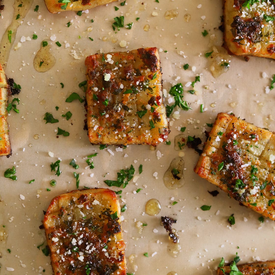 Hasselback Waffle Cut Potatoes