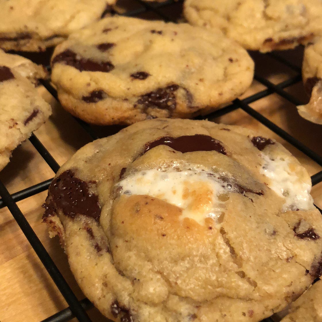 S’Mores Chocolate Chip Cookies