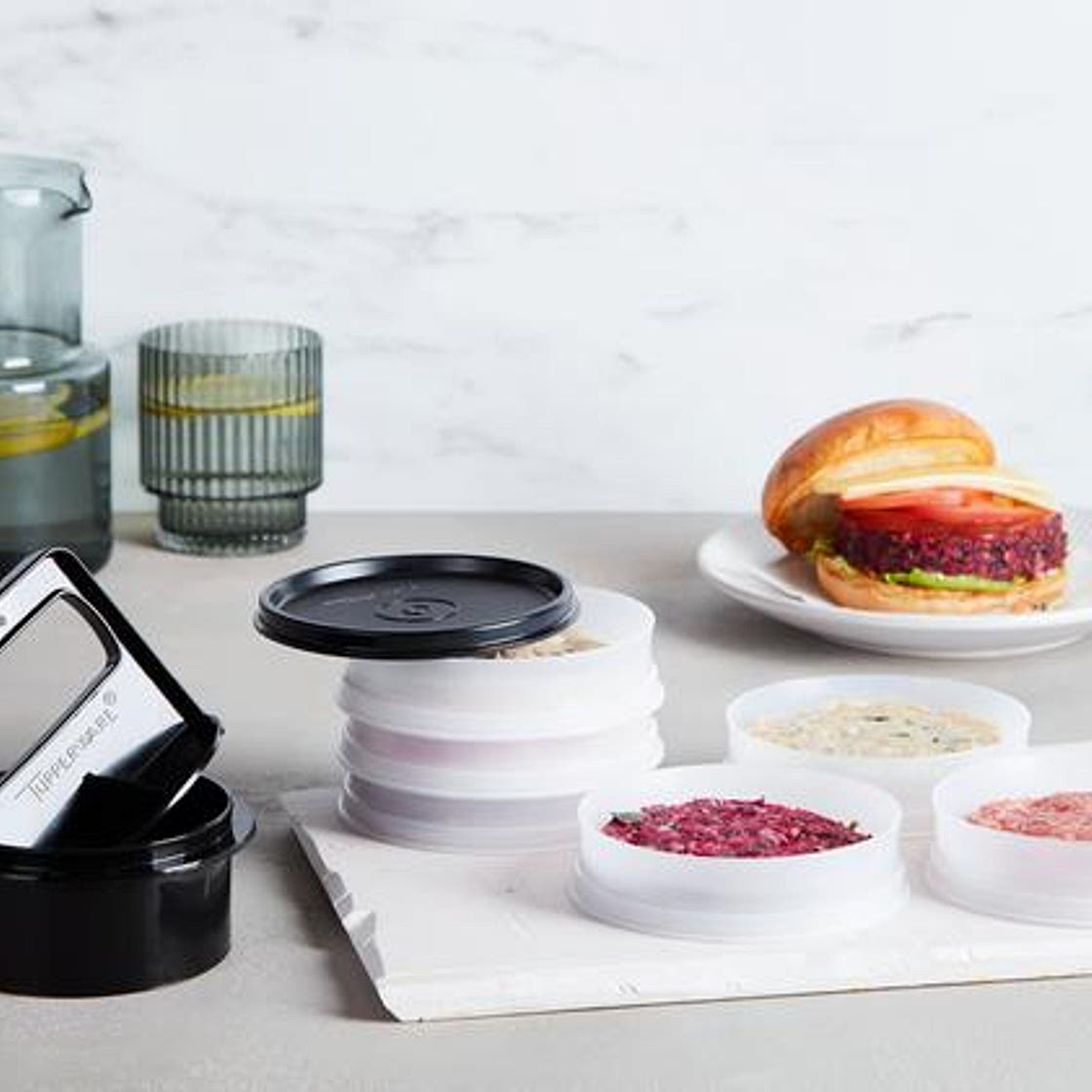 BLACK BEAN & BEETROOT BURGERS