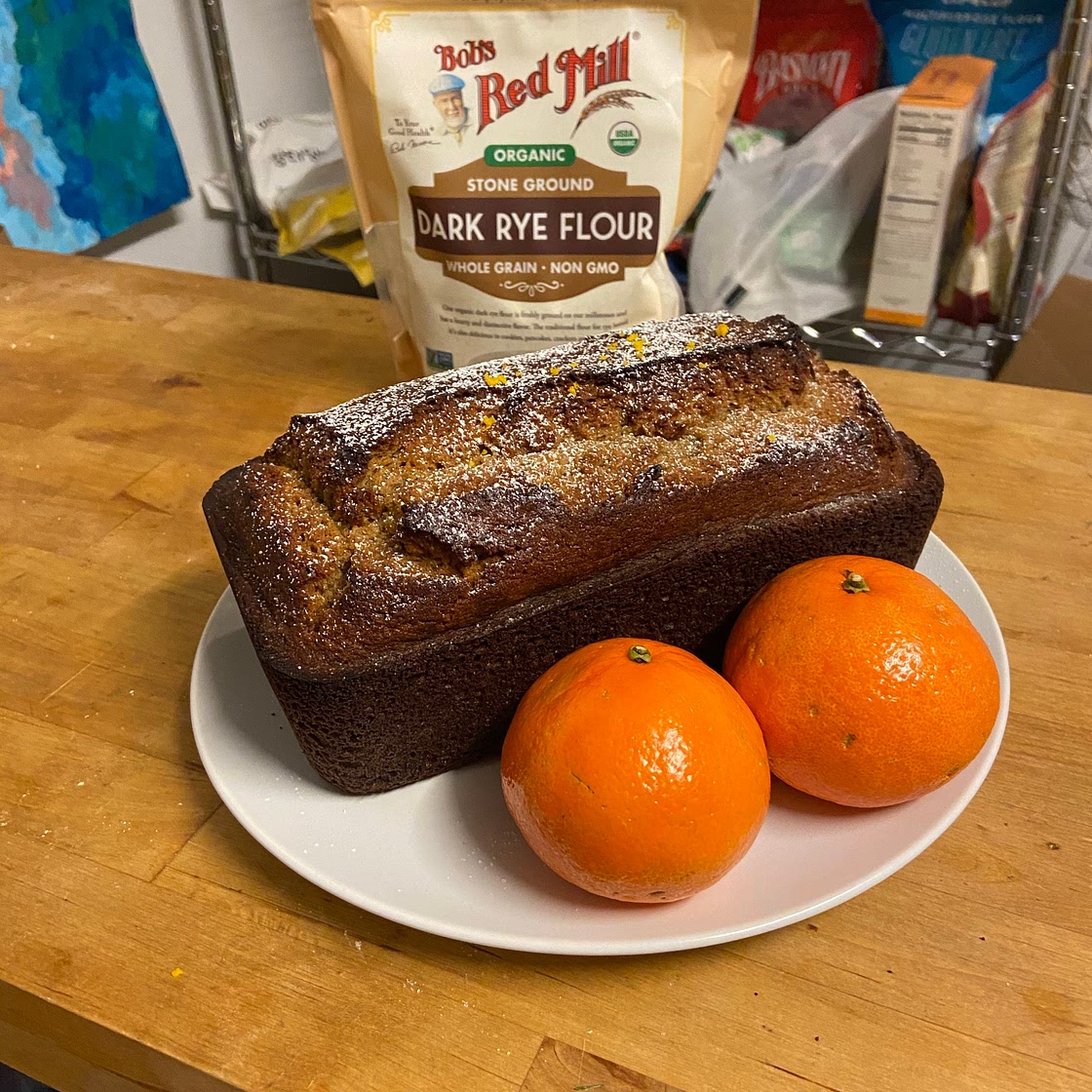 Orange-Spiced Rye Honey Cake