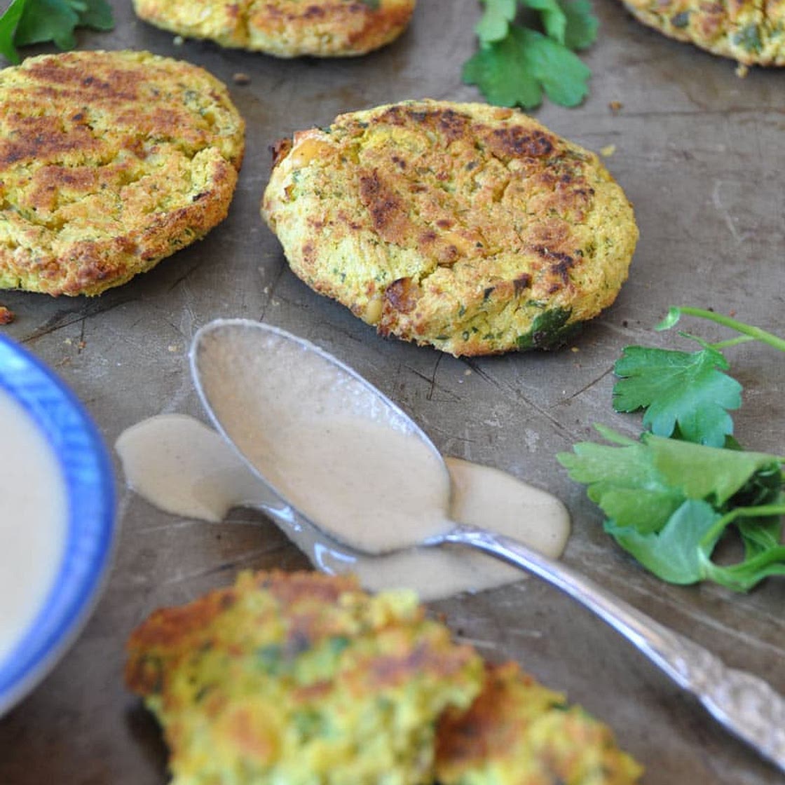 CRISPY OVEN FRIED FALAFEL