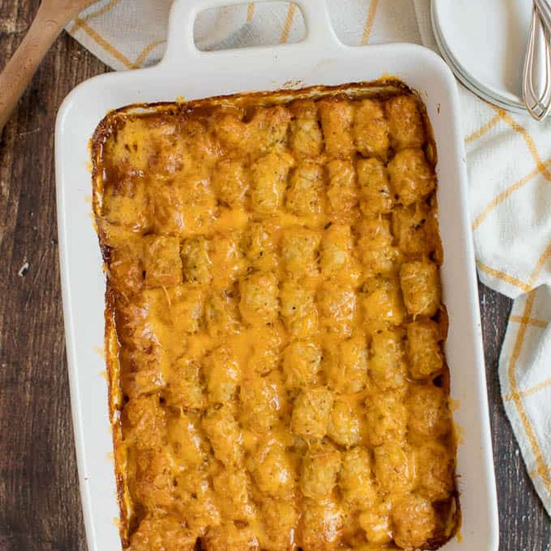 Mexican Tater Tot Casserole