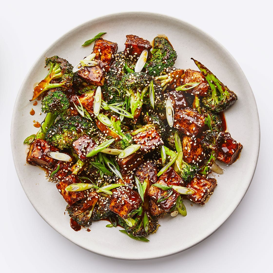 Sesame Tofu With Broccoli