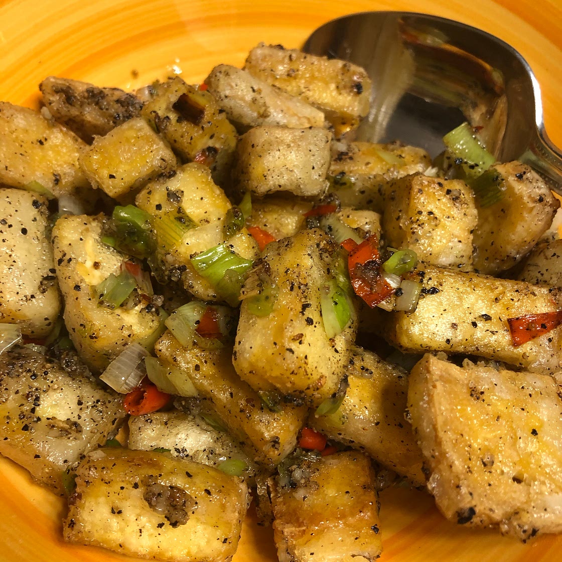 Salt and pepper tofu