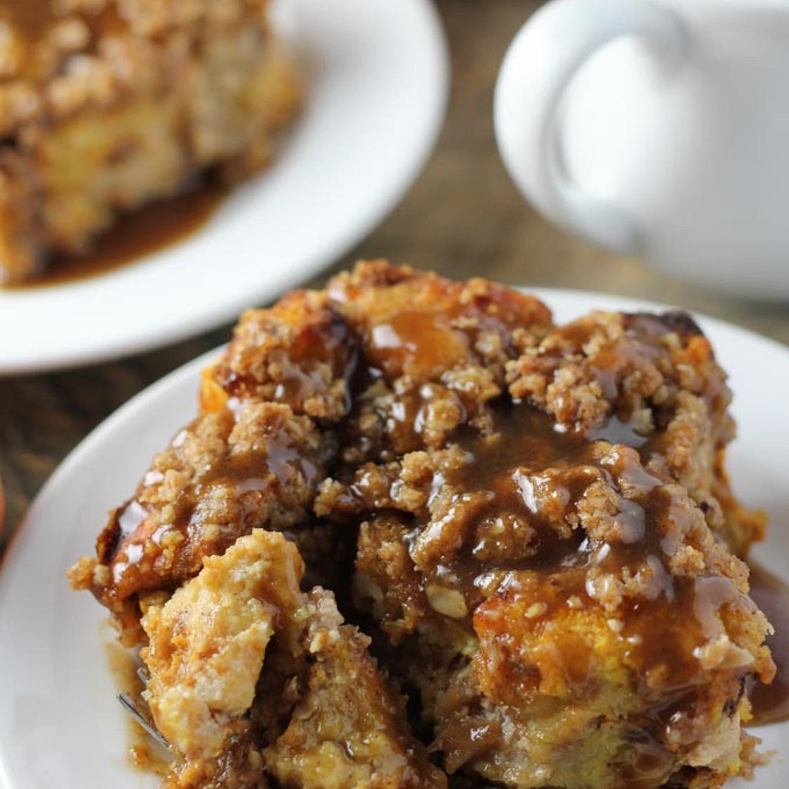 Overnight Pumpkin Cream Cheese French Toast