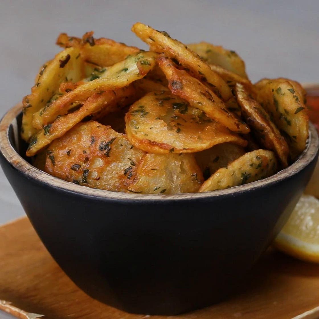 Kiano's Potato Bhajias Recipe by Tasty
